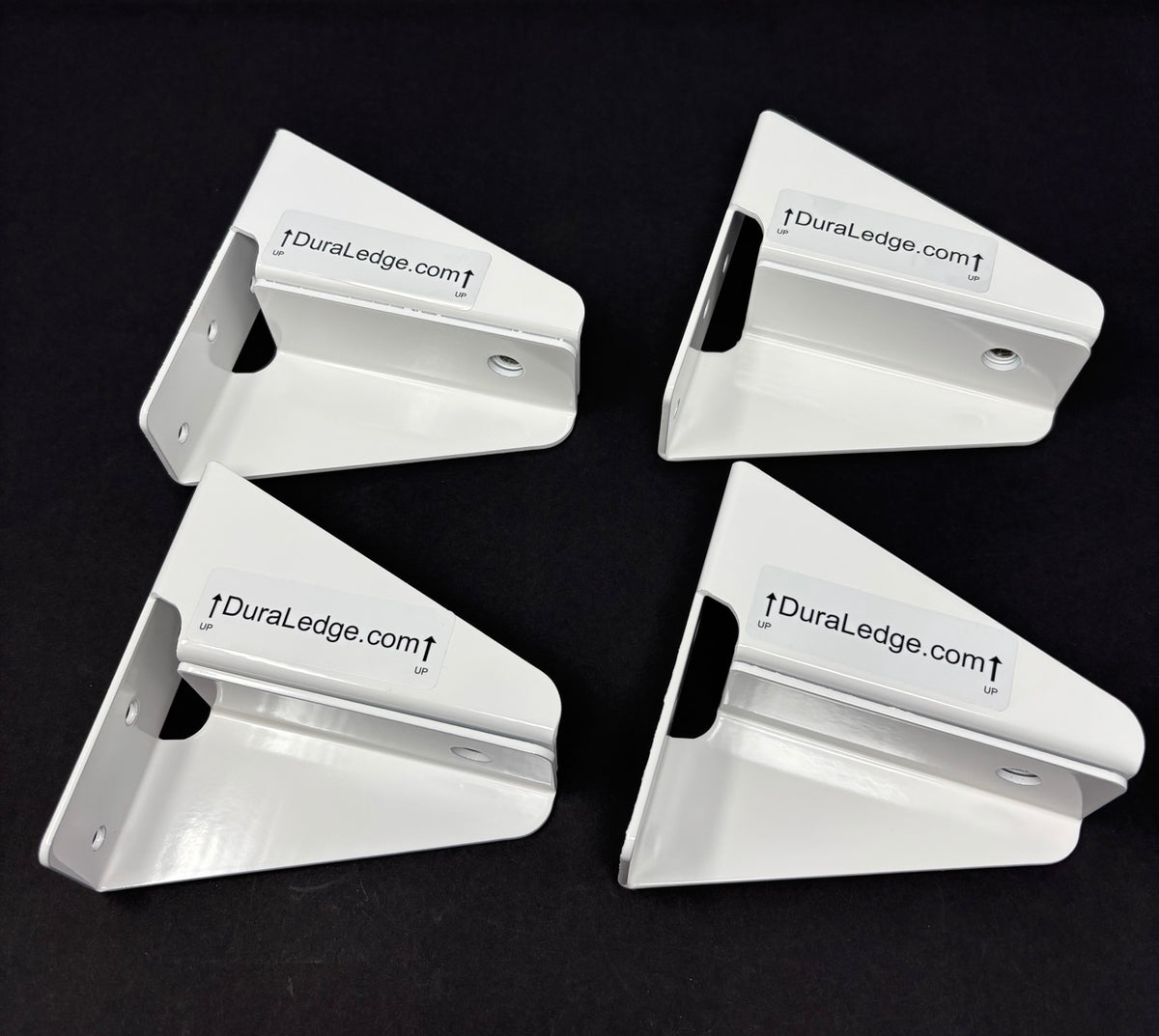 Four DuraLedge HD sink support brackets